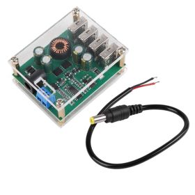 DC‚ÄëDC 7‚Äë60V to 5V 5A 4USB Output Step Down Converter Step Down Power Supply Case