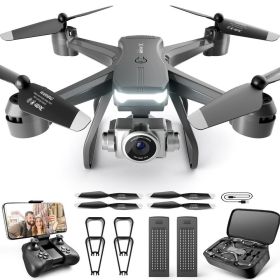 4DRC V14 RC Drone WIFI FPV 4K HD Wide Angle Dual Camera Quadcopter Portable With Bag ,2 Batteries Drone For Beginner,Headless Mode,Gesture Photo