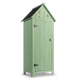 Fir wood Arrow Shed with Single Door Wooden Garden Shed Wooden Lockers