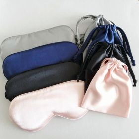 Soft Eyes Sleep Mask In A Pouch Set (Color: PEBBLE GRAY)