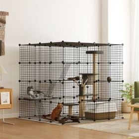 Cat Play Tunnel/Cat Cage ( Amazon Shipping)(Prohibited by WalMart) (Color: As Picture)