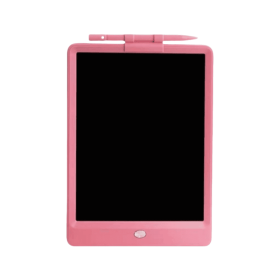 Children's Drawing Board LCD Drawing Tablet Learning Cartoon Painting Board Erasable Educational Handwriting Boards Educational Travel Toys (Color: Pink)