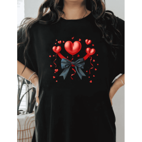 Casual Women's Cotton T-Shirt with Bow Detail - Trendy and Comfortable for Every Season (Style: 401)