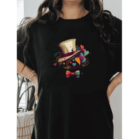 Casual Women's Cotton T-Shirt with Bow Detail - Trendy and Comfortable for Every Season (Style: 405)