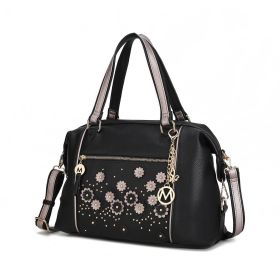 MKF Collection Francis Tote Women's Bag by Mia K (Color: Black, Material: Vegan Leather)