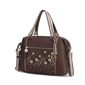 MKF Collection Francis Tote Women's Bag by Mia K (Color: Coffee, Material: Vegan Leather)